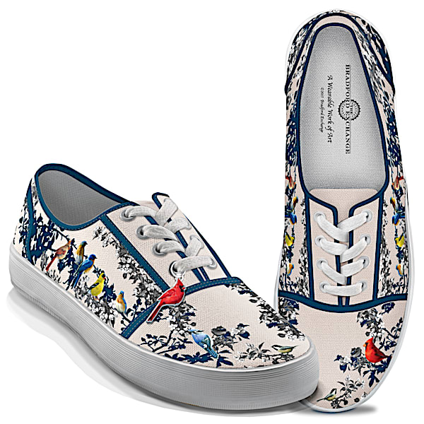 James Hautman Songs Of Spring Women's Canvas Shoes