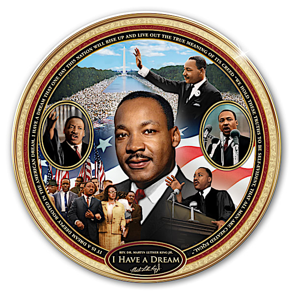 I Have a Dream Martin Luther King Heirloom Porcelain Collector Plate: 1 of 5000