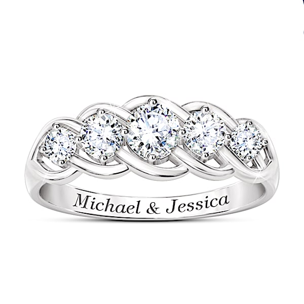 Love Of A Lifetime Women's Personalized Anniversary Ring - Personalized Jewelry