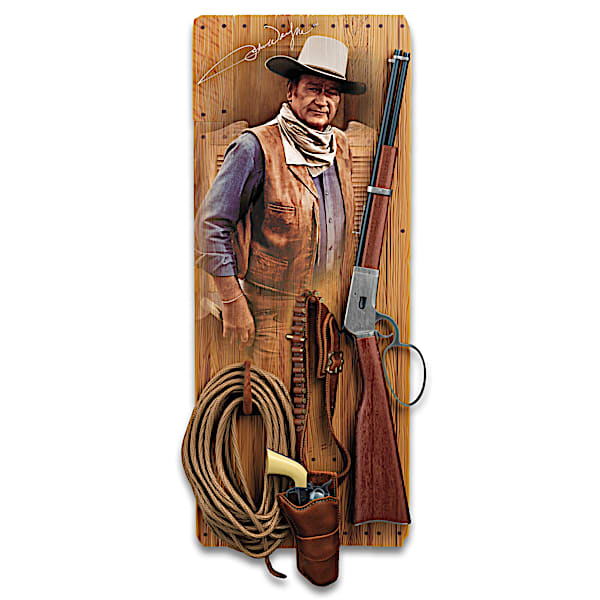 John Wayne: Western Icon Sculpted & Hand-Painted Wall Decor