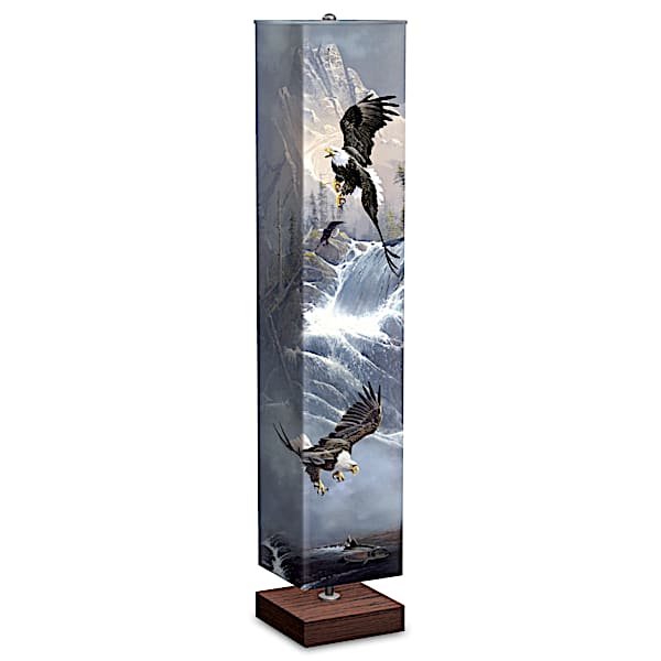 Ted Blaylock Glory Of Flight Eagle Art Floor Lamp