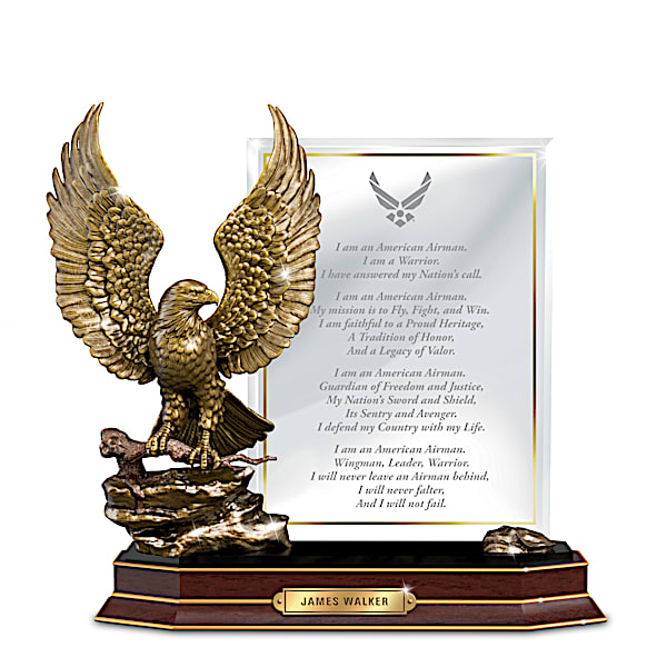 Air Force Honor Personalized Eagle Sculpture