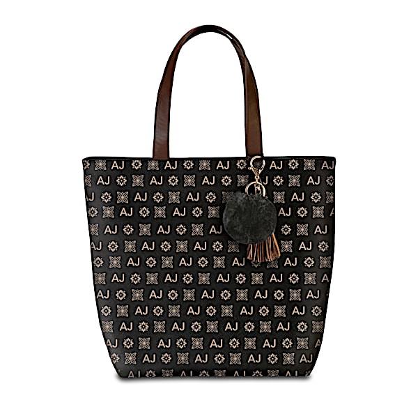 Just My Style Personalized Initials Women's Fashion Tote Bag