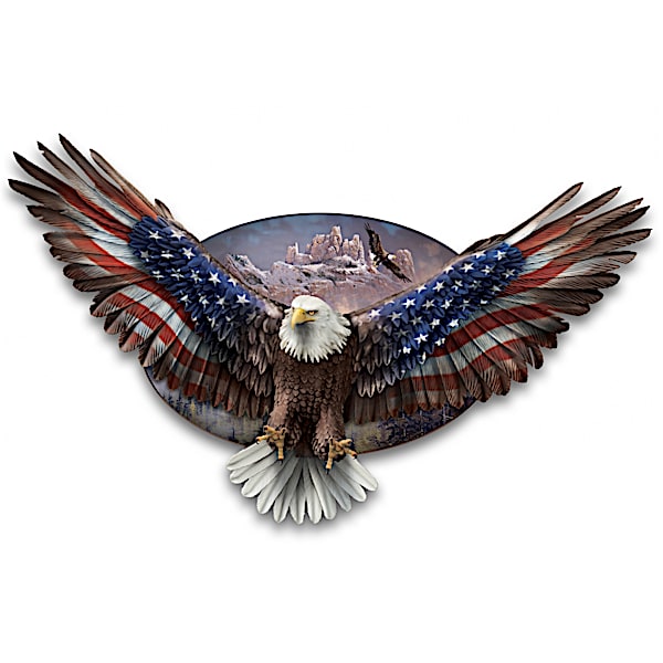 Ted Blaylock Wings Of Freedom Patriotic Eagle Wall Decor