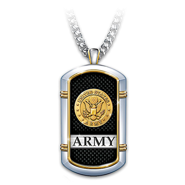 Strength Of The Army 24K Gold-Plated Necklace