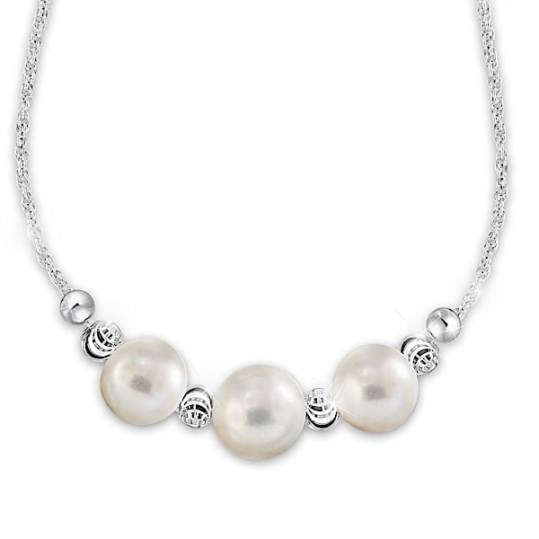 Generations Of Love Women's Freshwater Cultured Pearl Necklace