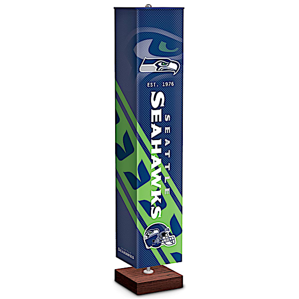 Seattle Seahawks NFL Floor Lamp With Foot Pedal Switch