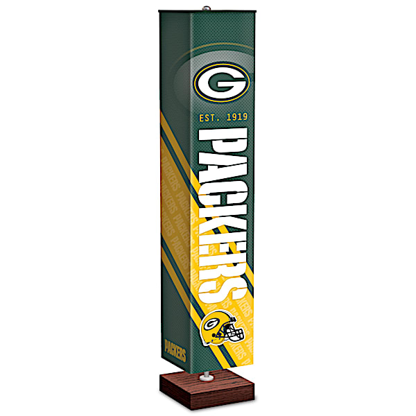 Green Bay Packers NFL Floor Lamp With Foot Pedal Switch