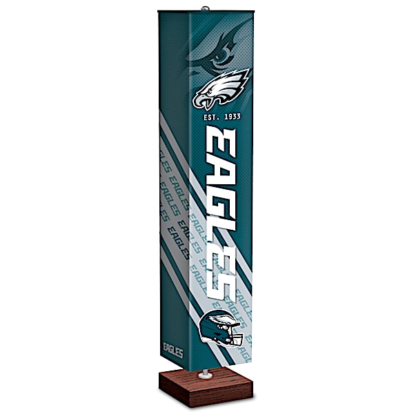 Philadelphia Eagles NFL Floor Lamp With Foot Pedal Switch
