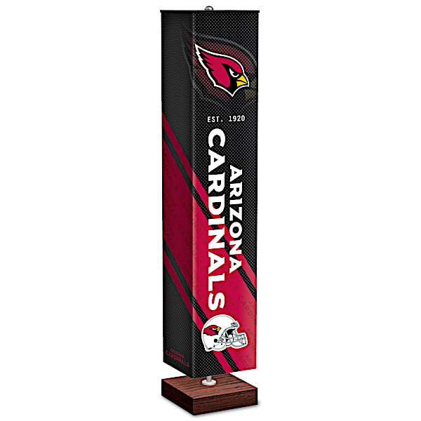 Arizona Cardinals NFL Floor Lamp With Foot Pedal Switch