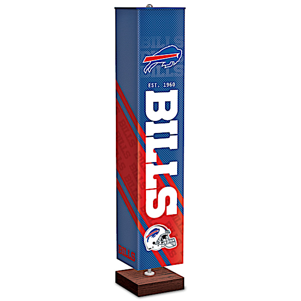 Buffalo Bills NFL Floor Lamp With Foot Pedal Switch