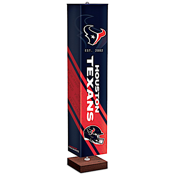 Houston Texans NFL Floor Lamp With Foot Pedal Switch