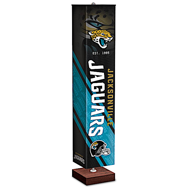 Jacksonville Jaguars NFL Floor Lamp With Foot Pedal Switch