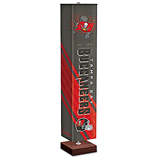 Tampa Bay Buccaneers NFL Floor Lamp With Foot Pedal Switch