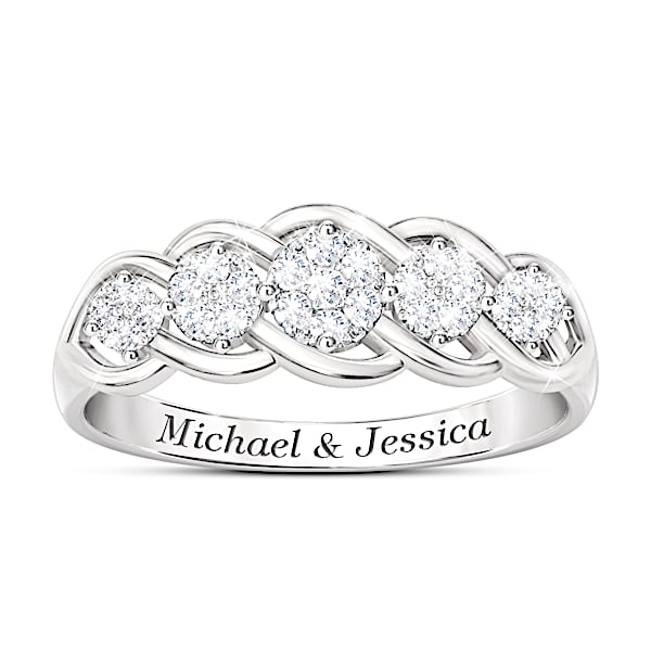 Love Of A Lifetime Women's Personalized Diamond Anniversary Ring - Personalized Jewelry