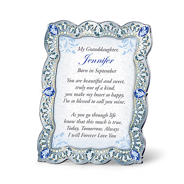 Granddaughter, You Are A Treasure Personalized Framed Poem