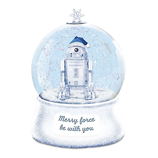 STAR WARS Illuminated Glitter Globe With Sculpted R2-D2