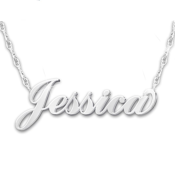 Uniquely Yours Personalized Women's Diamond Necklace - Personalized Jewelry