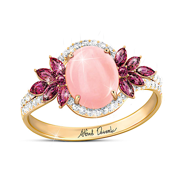 Alfred Durante Heavenly Beauty Pink Peruvian Opal Ring