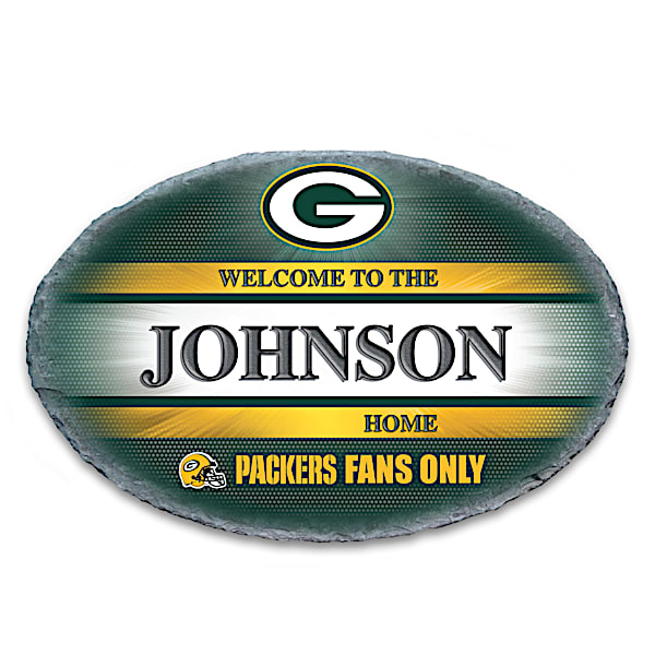 Green Bay Packers Personalized NFL Outdoor Welcome Sign