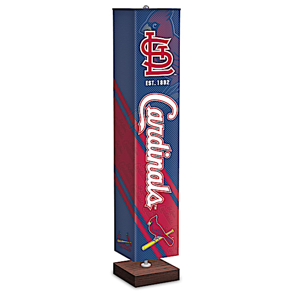St. Louis Cardinals MLB Floor Lamp With Foot Pedal Switch