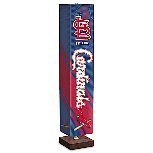 St. Louis Cardinals MLB Floor Lamp With Foot Pedal Switch