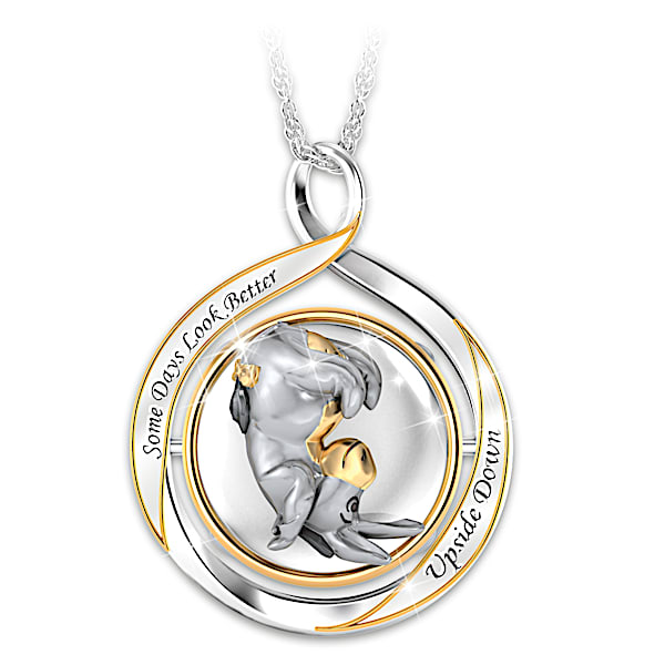 Disney Eeyore Some Days... 2-in-1 Flip Necklace