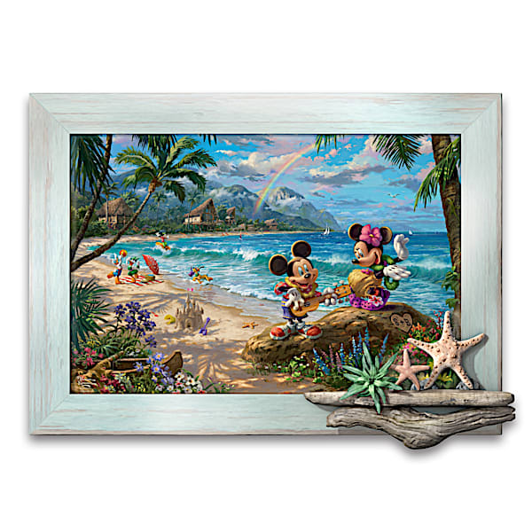 Disney Thomas Kinkade Personalized Tropical Beach Wall Decor
