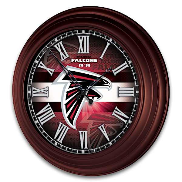 Atlanta Falcons Outdoor Illuminated NFL Atomic Wall Clock
