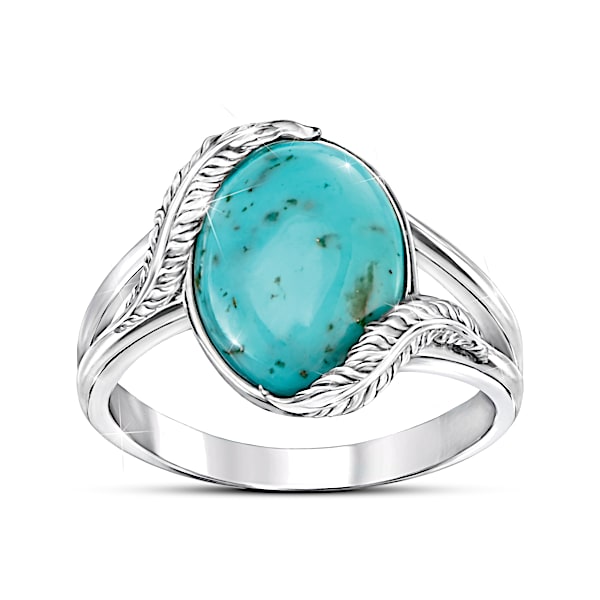 Sedona Canyon Turquoise Ring With Over 5.5 Carats