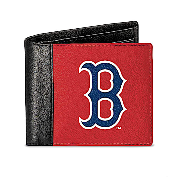 Boston Red Sox Men's RFID Blocking Leather Wallet