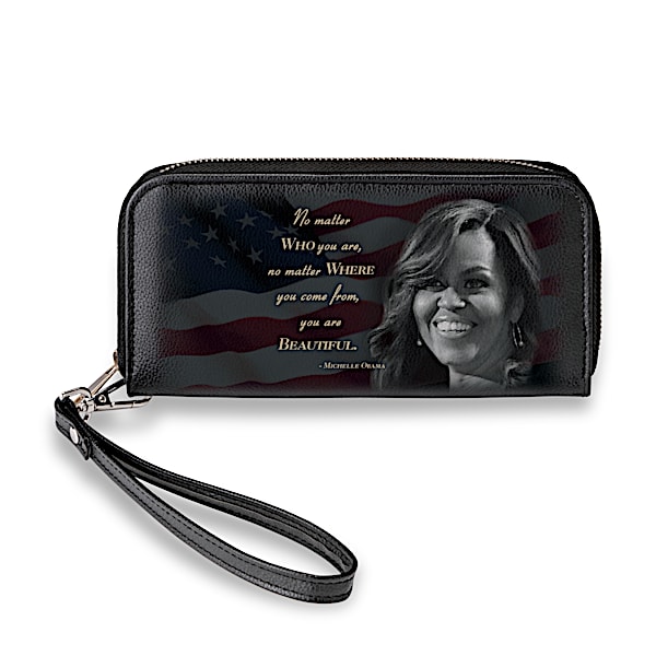 Michelle Obama Inspirational Women's Clutch Wallet