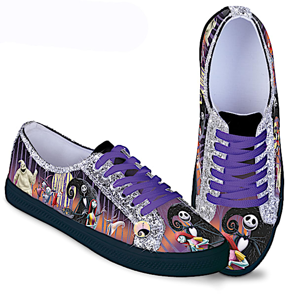 The Nightmare Before Christmas Ever-Sparkle Canvas Shoes