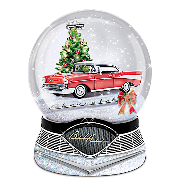 Chevrolet Bel Air-Inspired Water Globe With Lights And Sound