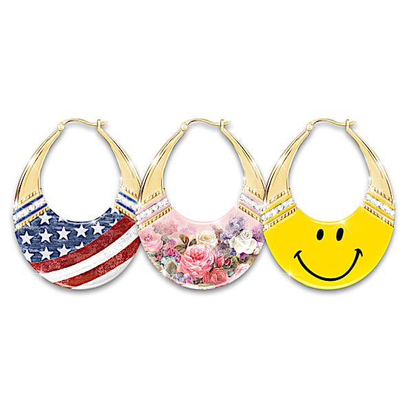 Passion For Fashion Hoop Earrings: Choose Your Design