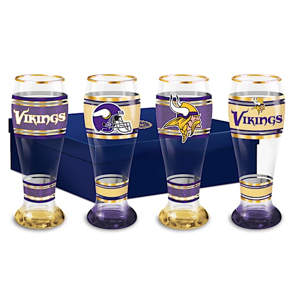 NFL Four-Piece Pilsner Glass Set: Choose Your Team