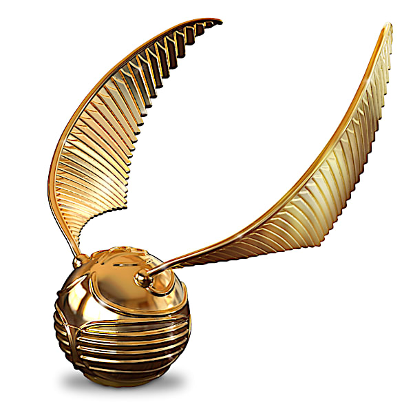 HARRY POTTER Golden Snitch Music Box Opens To Reveal Horcrux