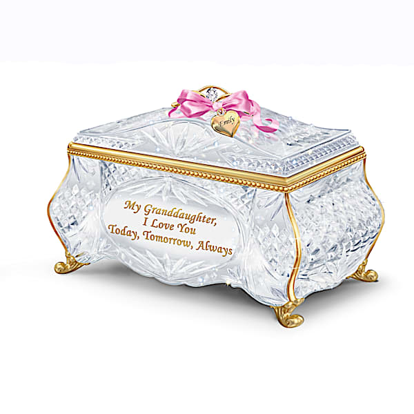 Facets Of Love Personalized Music Box For Granddaughter