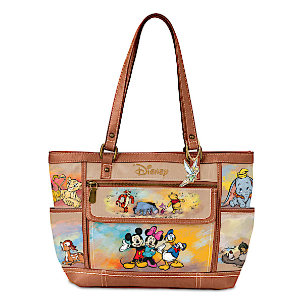 Disney Designer-Style Handbag Featuring Over 20 Characters