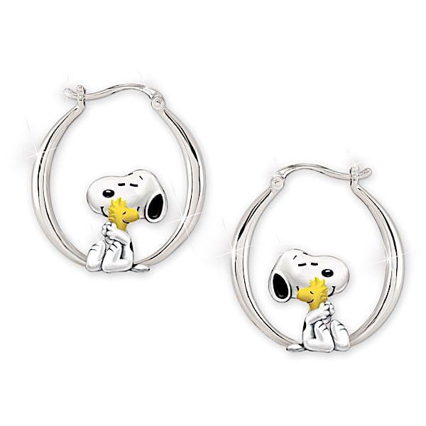 PEANUTS Friends Forever Hoop Earrings