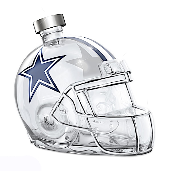 Dallas Cowboys Glass Helmet Decanter