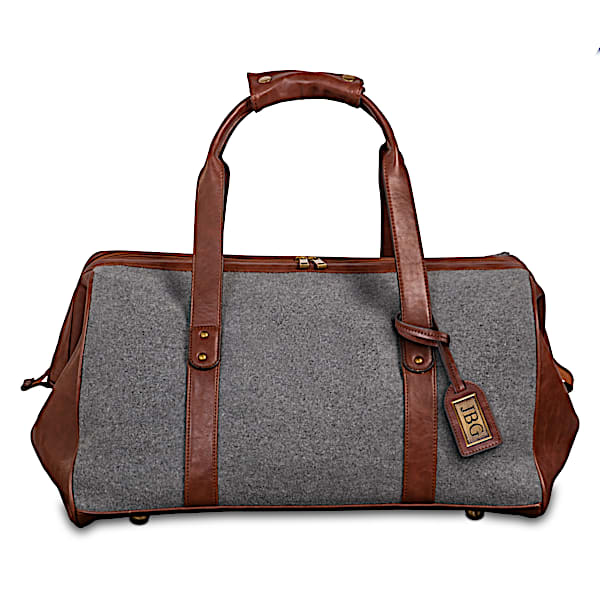 The Traveler Duffel Bag Personalized With Initials