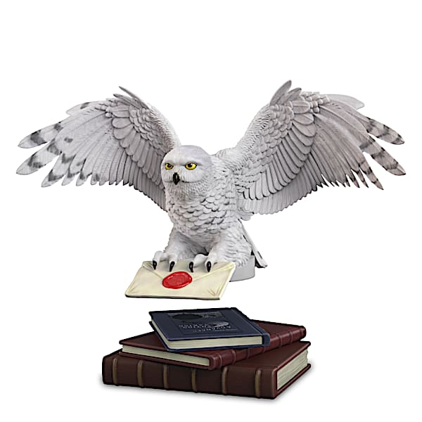 HARRY POTTER Levitating And Spinning HEDWIG Sculpture