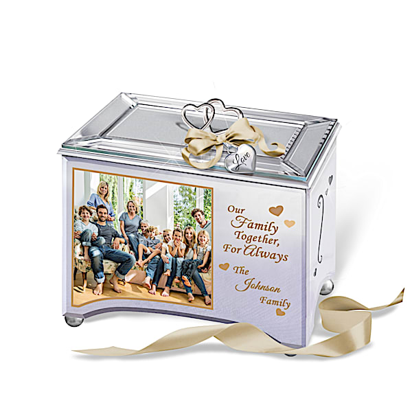 Personalized Family Music Box With Family Photo And Name