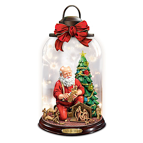 Thomas Kinkade Christmas Lantern With Lights And Narration