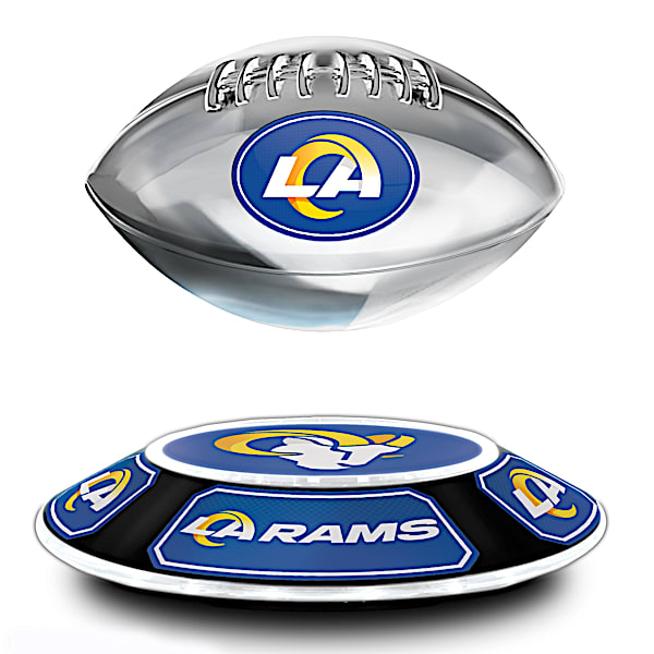 Los Angeles Rams Levitating NFL Football