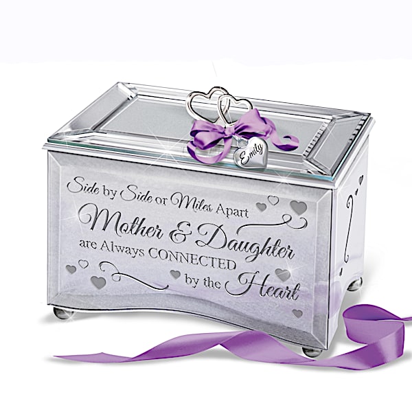 Mother & Daughter Always Connected Personalized Music Box