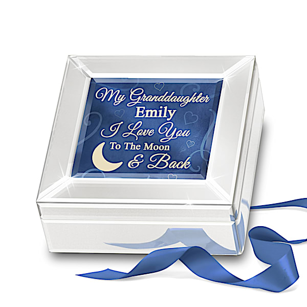 Glass Music Box Personalized For Your Granddaughter