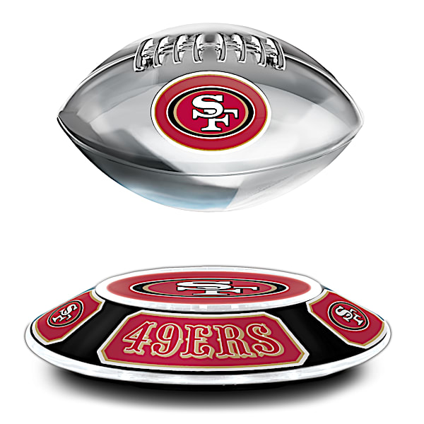 San Francisco 49ers Illuminated Levitating NFL Football