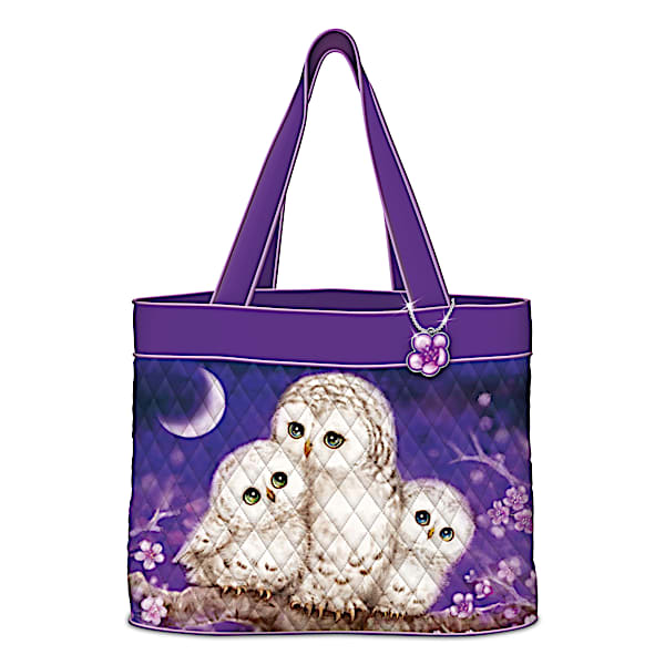Kayomi Harai Owl Always Love You Quilted Tote Bag